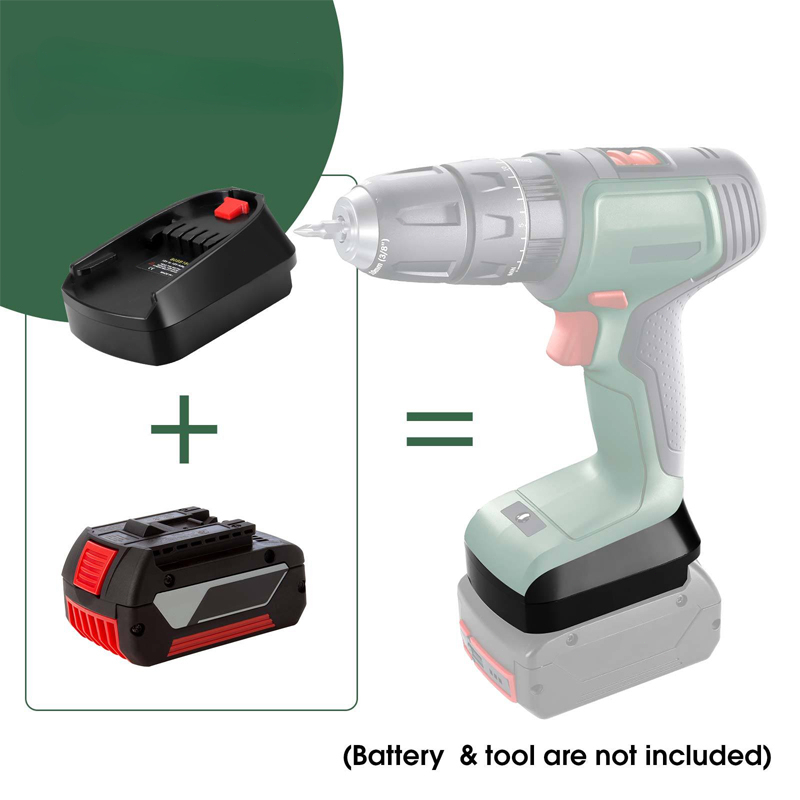 Battery Adapter For Bosch/Dewa - огляд і ціна Power Tools Green Color
