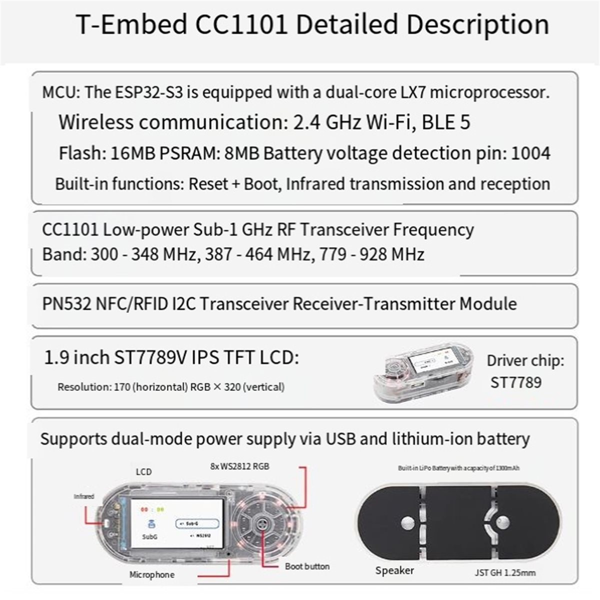 T71C Tools- T-Embed CC1101 PLU - огляд і ціна Power Tools Lowes