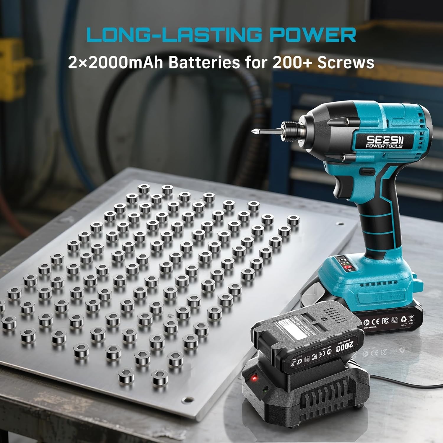 Seesii Electric Screwdriver 18 - огляд і ціна Cordless Drill Driver