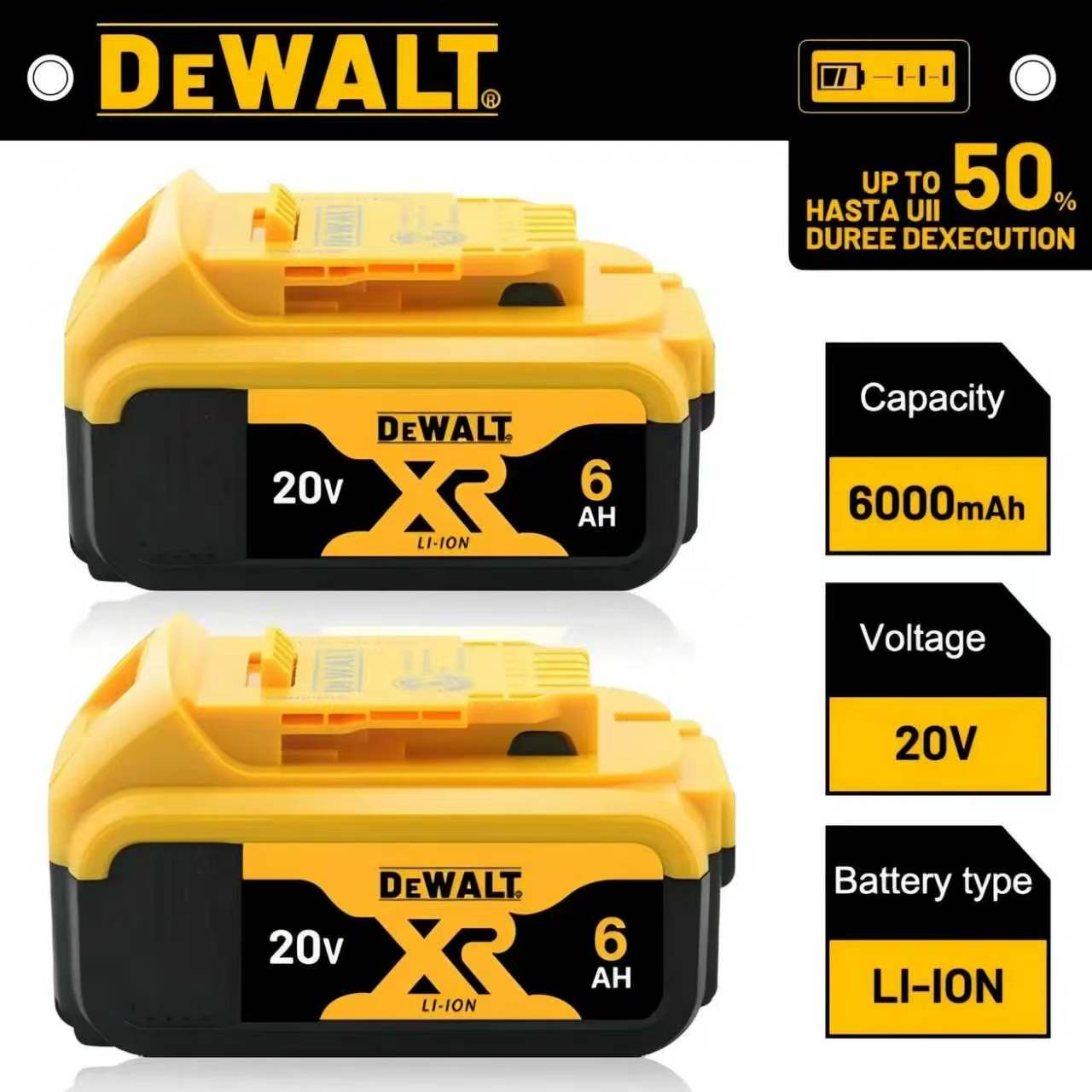 DeWALT XR 100% Original Batter - огляд і ціна Dewalt Power Tools Xr