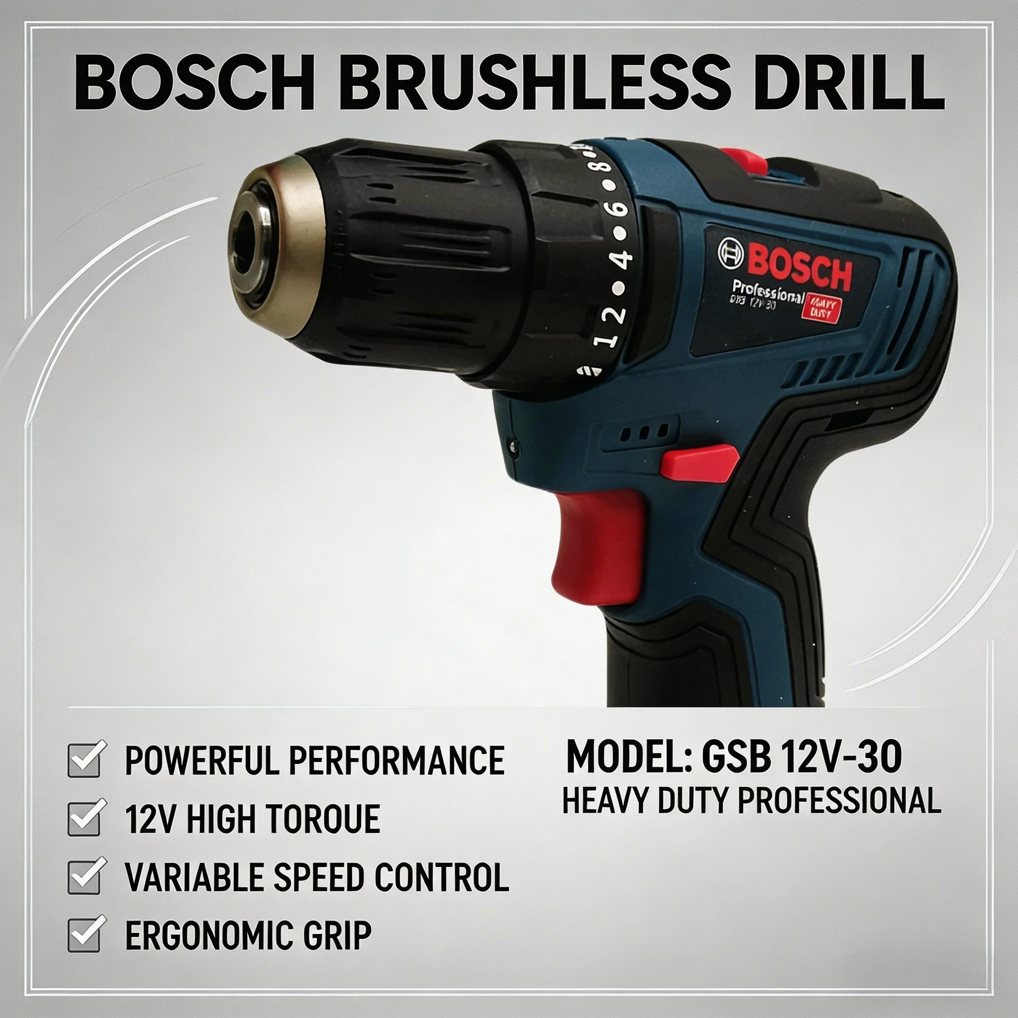 Bosch-GSB 12V-30 Professional  - огляд і ціна Cordless Drill Driver
