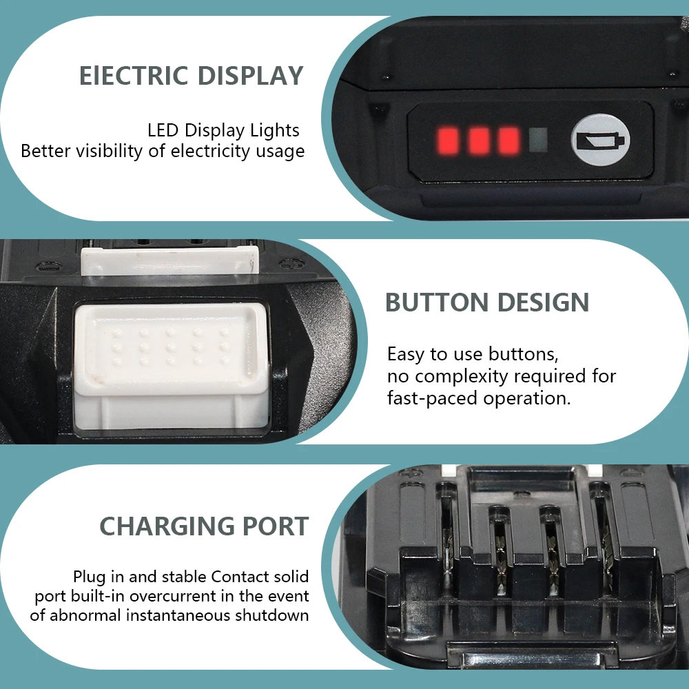 AERDU 40V 3000mAh for Makita 4 - огляд і ціна Makita Power Tools Xgt
